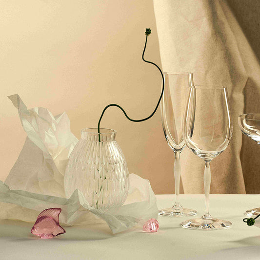 Elegant Lalique home décor featuring crystal glassware, luxury candle, and decorative vase with artistic floral accents – luxury French design and glass craftsmanship