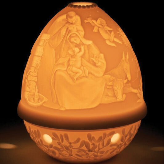 A Tricky Art Lladro’s Religious Lithophanes - 01017323 Lladro Nativity Lithophane