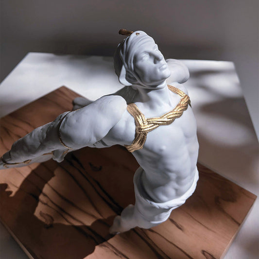 Exposing The Idealism of Classical Greek Sculpture - 01009393 Lladro Icarus Sculpture - Window 2