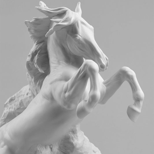 Horses Lladro's Most Noble Steed - 01008762 Lladro Unbreakable Spirit Horse Sculpture - Close-up