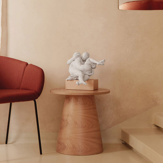 Lines Of Tension How Lladro Balances Opposing Forces - 01009751 Lladro Together Couple Sculpture - Lifestyle 2