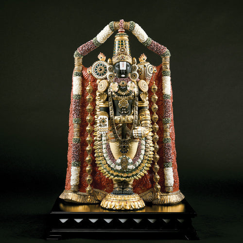 Lord Balaji The Lord Of Manifestation - 01002009 347B Lladro Lord Balaji Sculpture Large Limited Edition