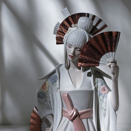 The Art of Representation Lladro's Cultural Masterpieces - 01009555 Lladro Japanese Dancer - Window 2