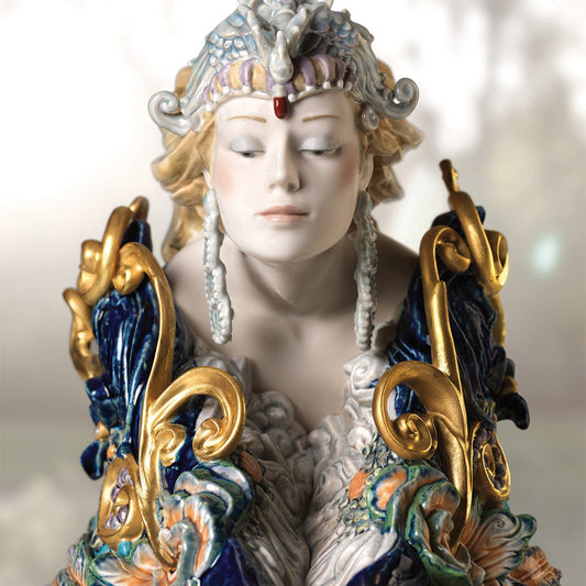 What You Need to Know Before Appointing an Evaluator for Your Lladro Pieces - 01001956 Lladro Winged Beauty Woman Sculpture Limited Edition - Front