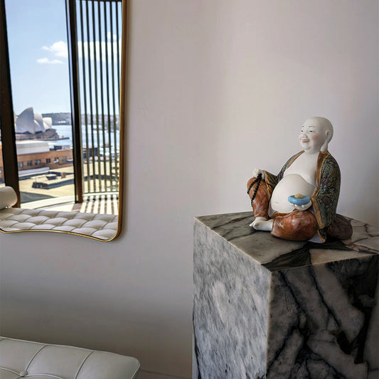 Why is The Happy Buddha Such An Influential Spiritual Figure - 01008566 Lladro Happy Buddha Figurine - Harrington 801 1