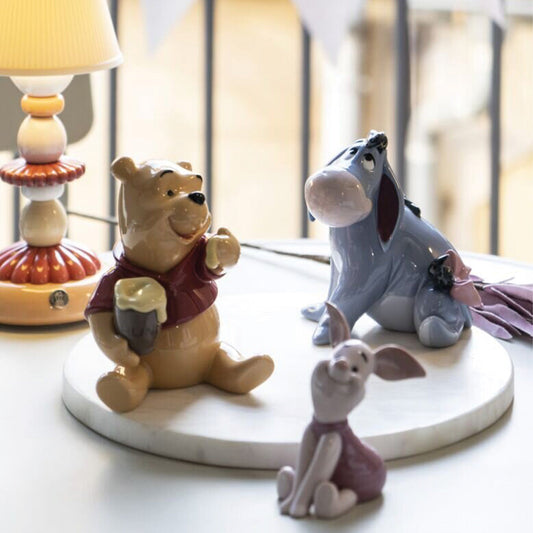 Winnie-The-Pooh Celebrating 95 Years of Antics And Adventures - Lladro Winnie the Pooh Collection - Pooh Bear, Eeyore, Piglet