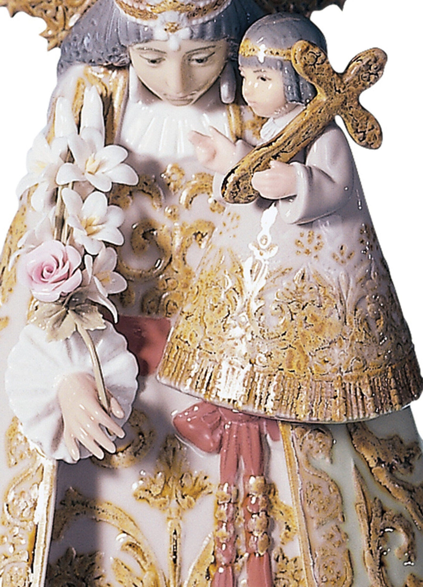 Lladró Our Lady of The Forsaken Virgin Mary Figurine Numbered Edition FormFluent