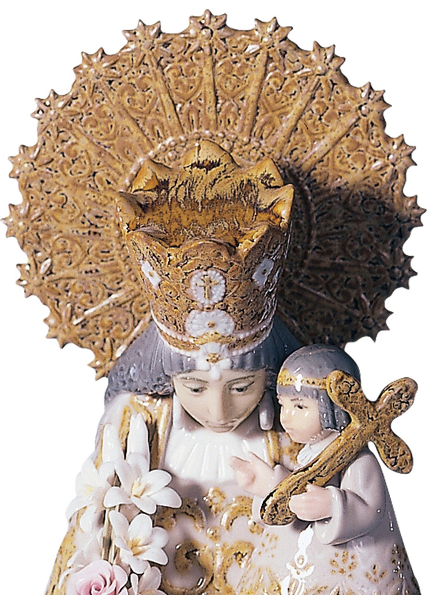 Lladró Our Lady of The Forsaken Virgin Mary Figurine Numbered Edition FormFluent