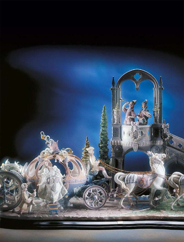 Lladró Cinderella's Arrival Sculpture Limited Edition by Lladró at FormFluent