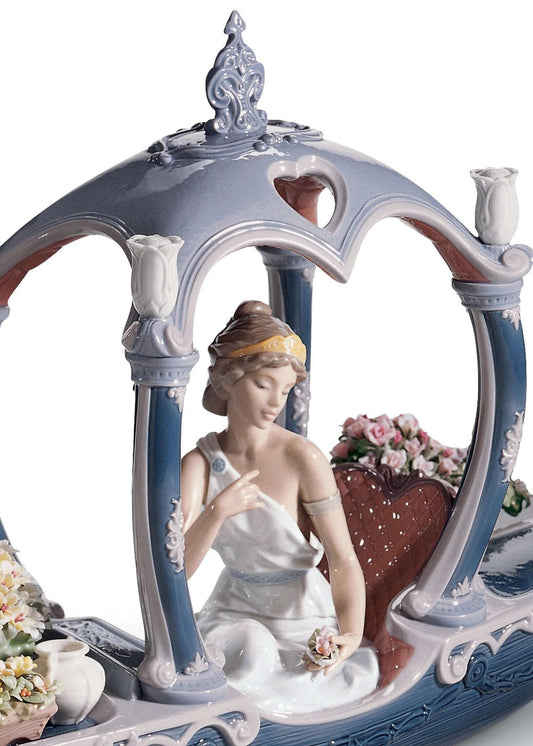 Gondola of Love Goddess Sculpture Limited Edition