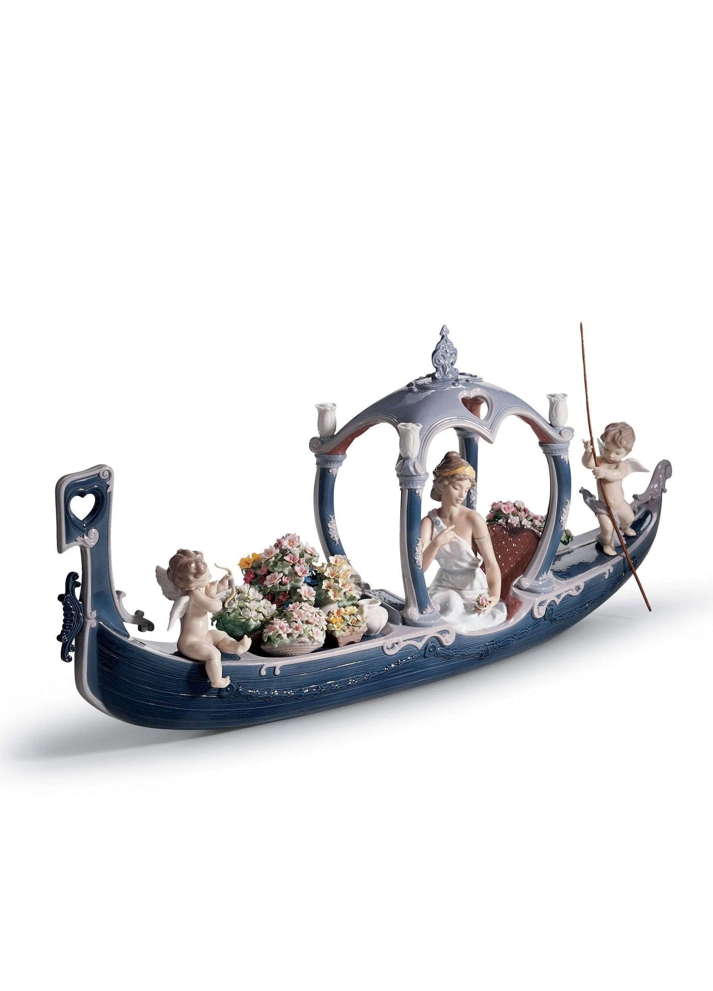 Lladró Gondola of Love Goddess Sculpture Limited Edition FormFluent