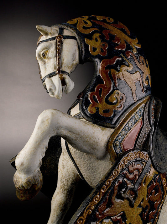 Lladró Oriental Horse Sculpture Limited Edition by Lladró at FormFluent