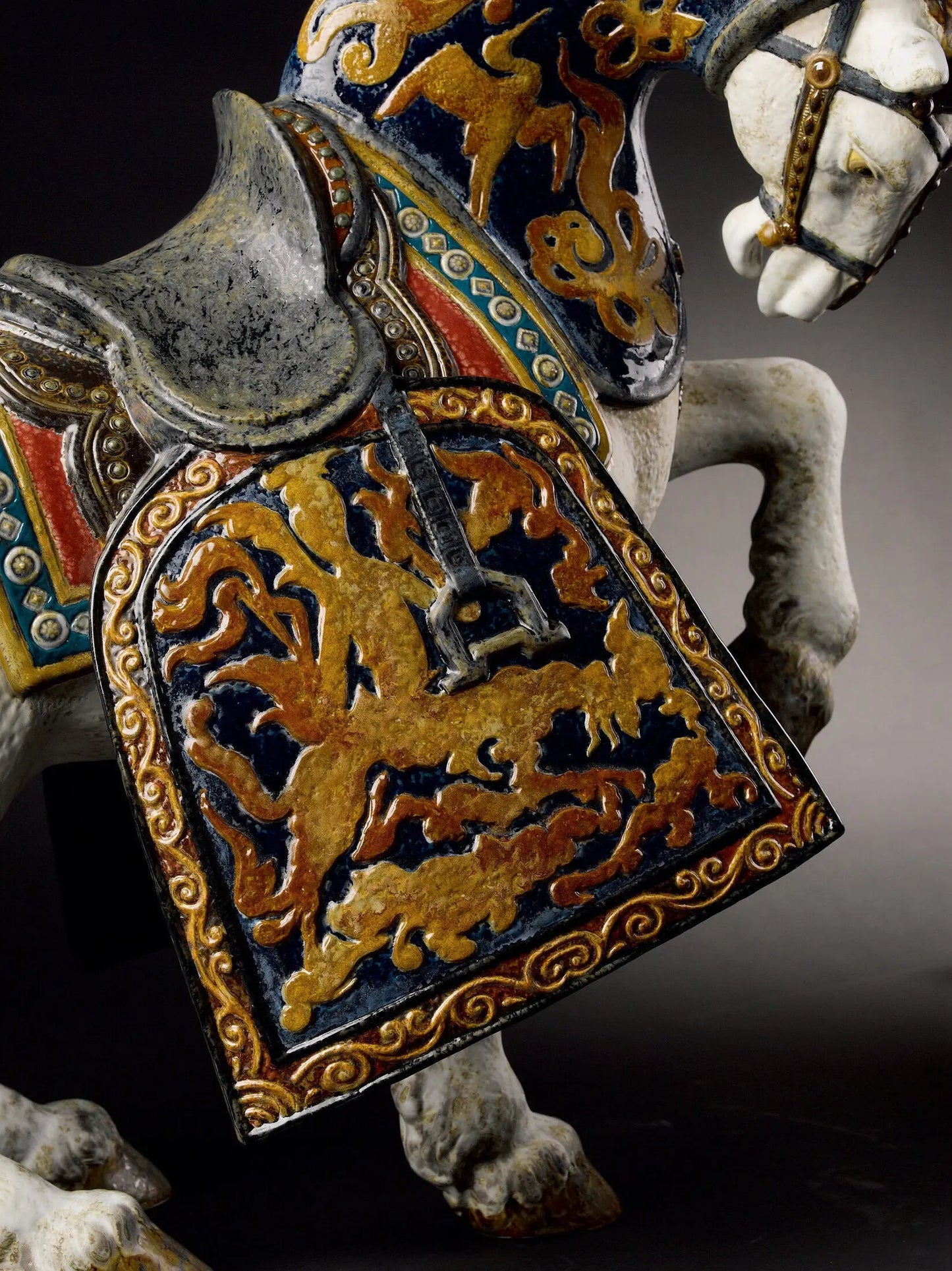 Lladró Oriental Horse Sculpture Limited Edition Sculpture by Lladró at FormFluent