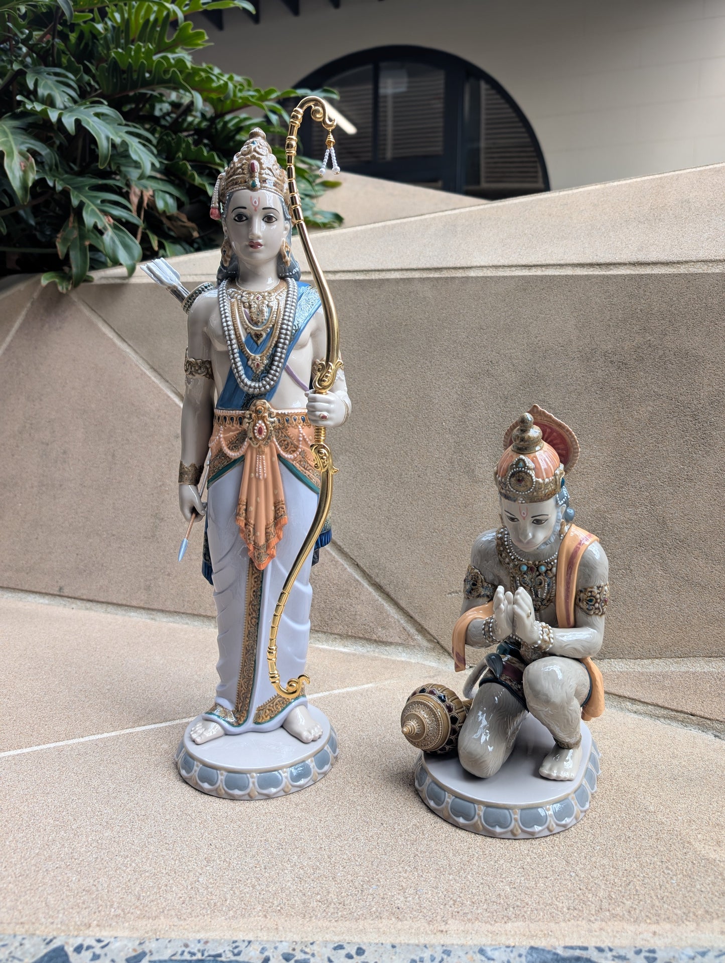Buy Authentic Lladró Lladró Lakshman and Hanuman Sculpture Limited Edition - FormFluent Sydney Australia