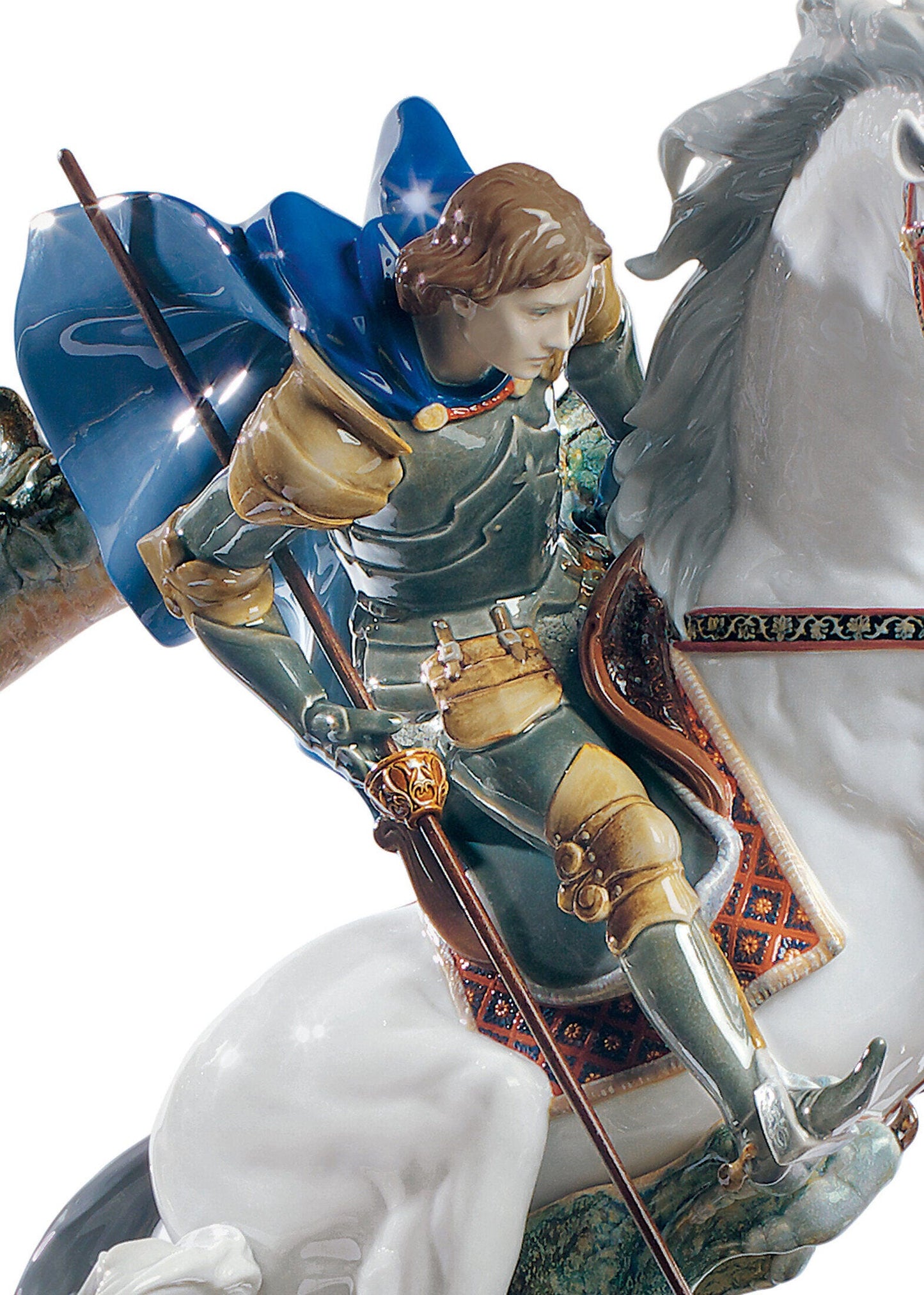 Lladró St George and The Dragon Sculpture Limited Edition FormFluent