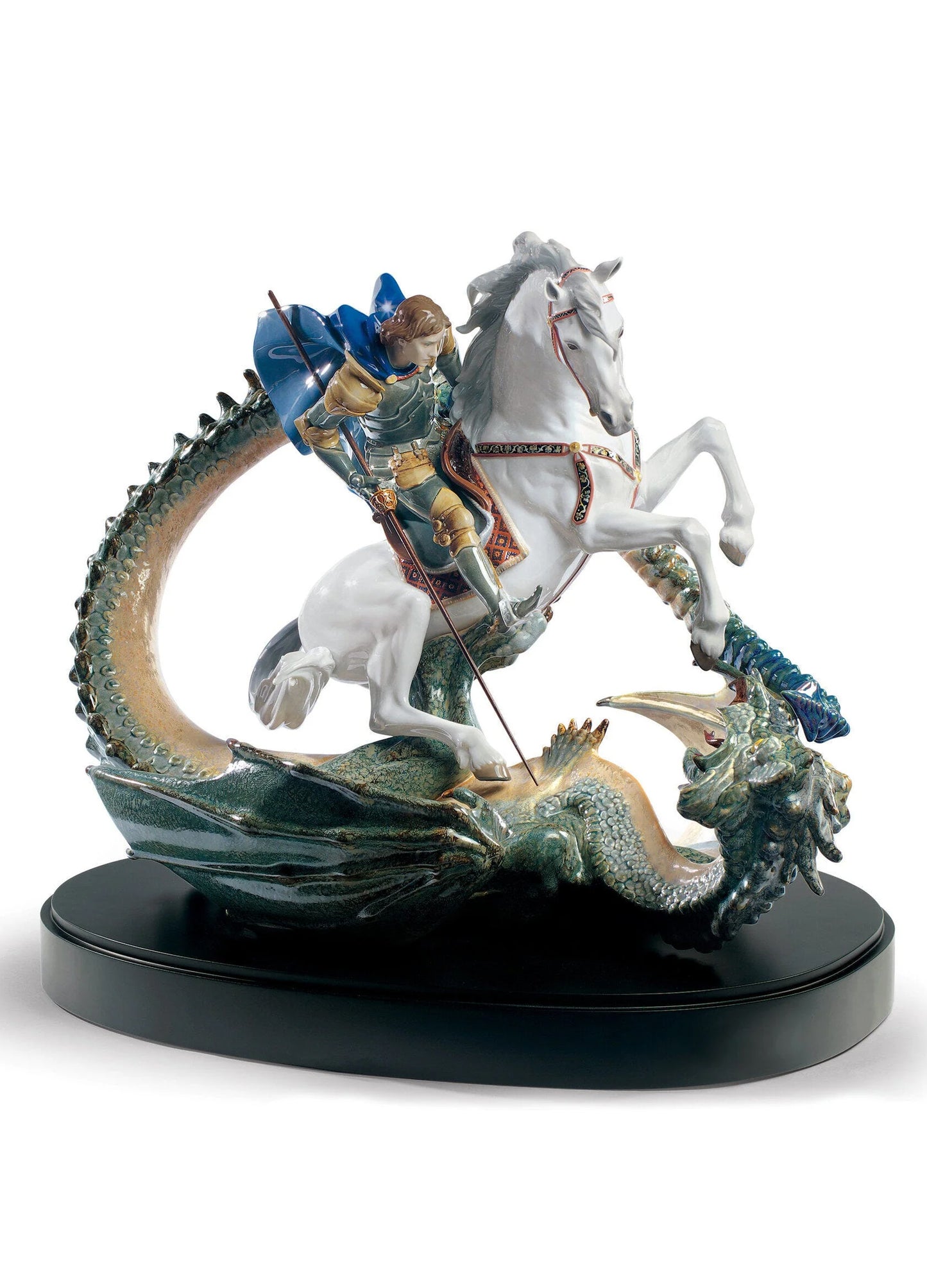 Lladró St George and The Dragon Sculpture Limited Edition FormFluent