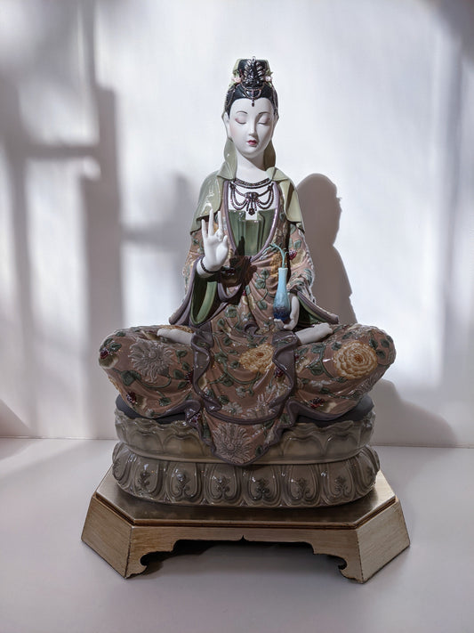 Lladró Kwan Yin Sculpture. Limited Edition by Lladró at FormFluent