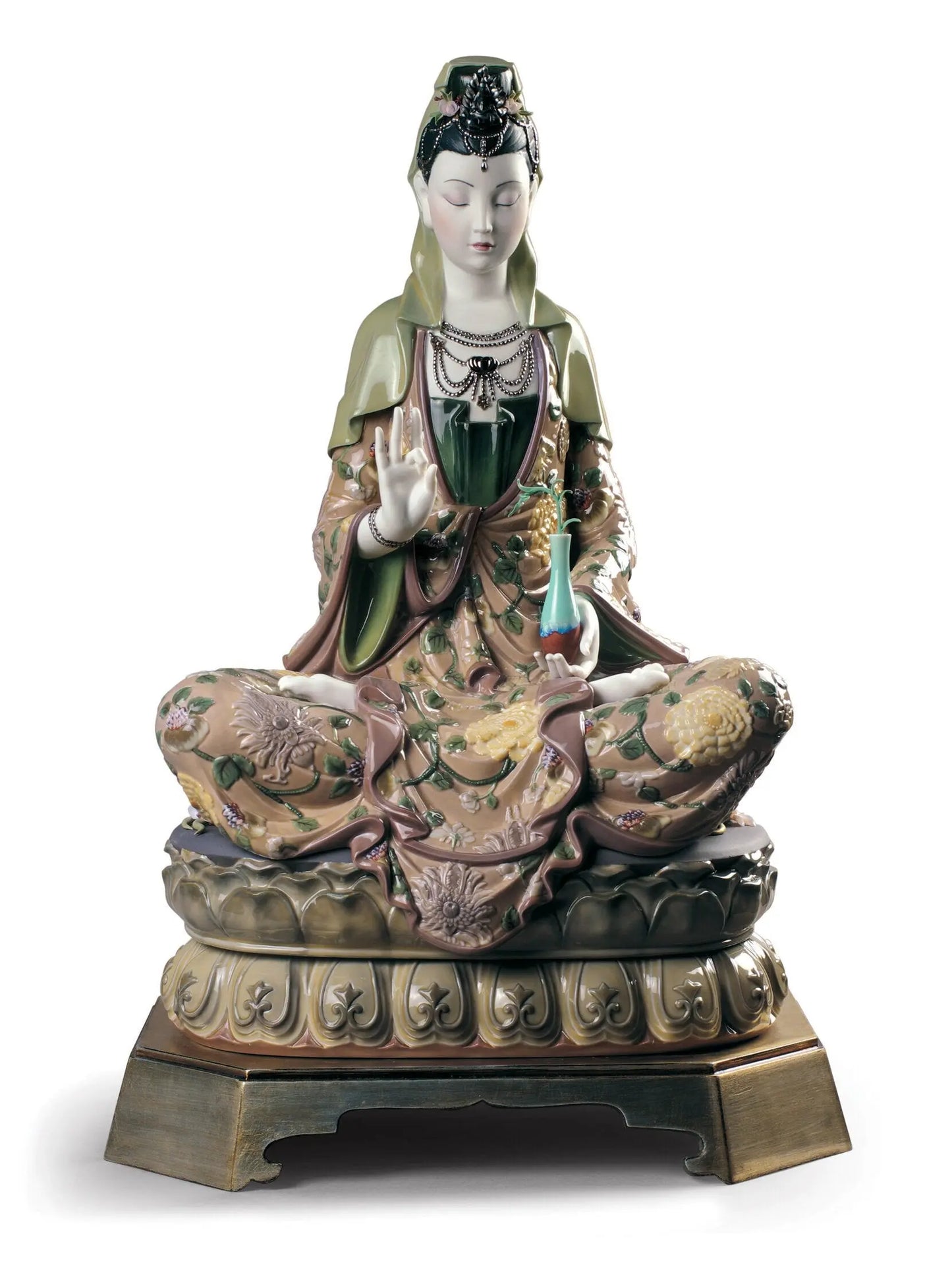 Lladró Goddess Kwan Yin Sculpture Limited Edition Sculpture by Lladró at FormFluent