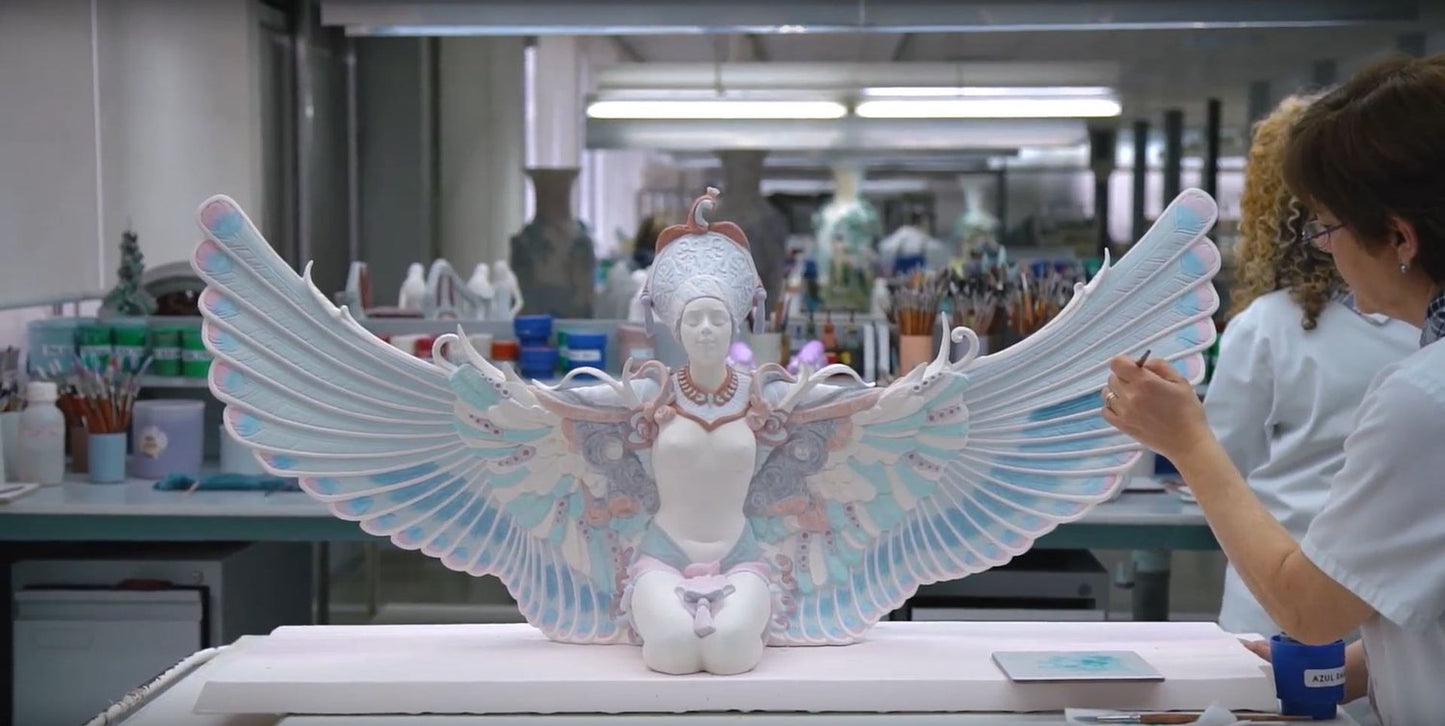 Buy Authentic Lladró Lladró Winged Fantasy Woman Sculpture Limited Edition - FormFluent Sydney Australia