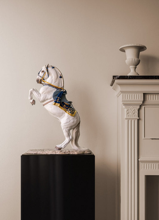 Lladró Spanish Pure Breed Horse Sculpture - Haute École, Limited Edition by Lladró at FormFluent