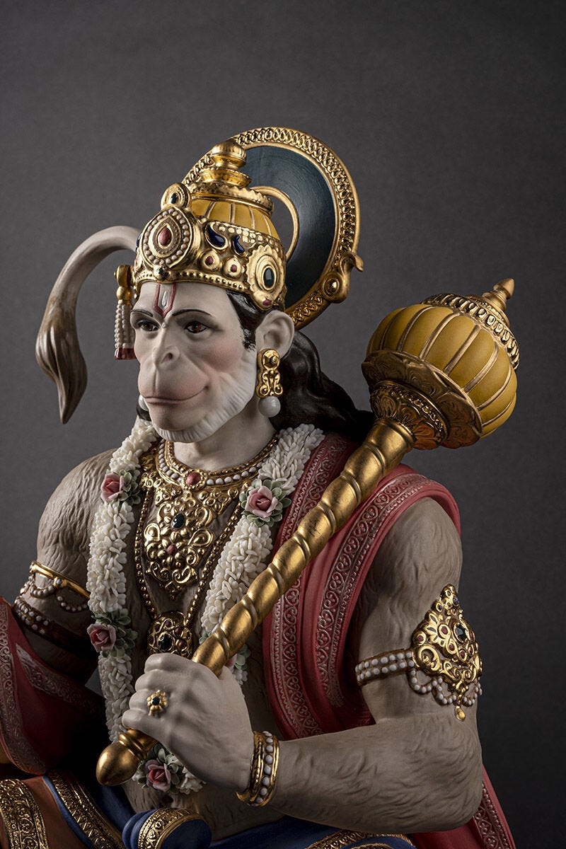 Lord Hanuman Sculpture Limited Edition by Lladró