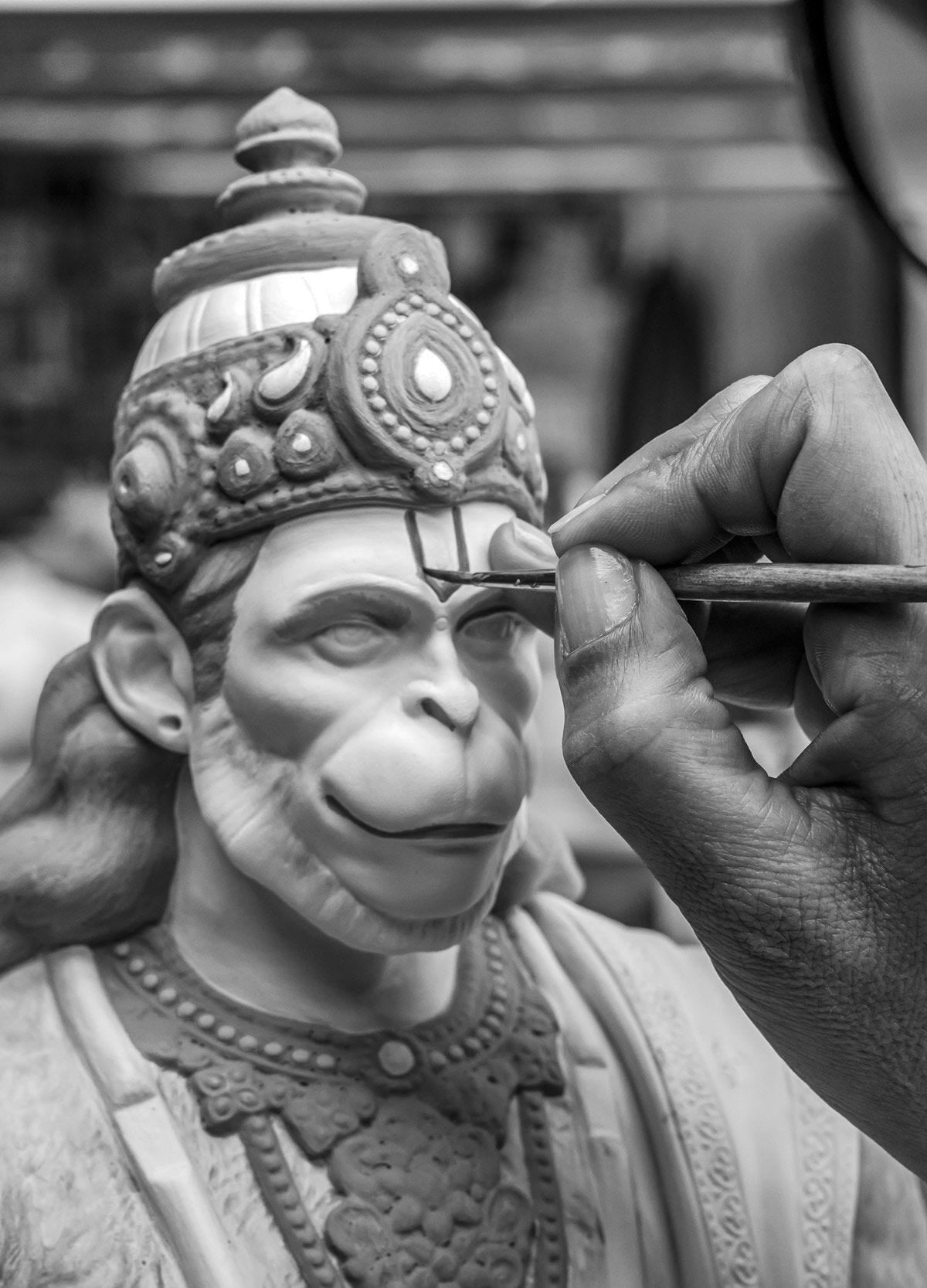 Lord Hanuman Sculpture Limited Edition by Lladró