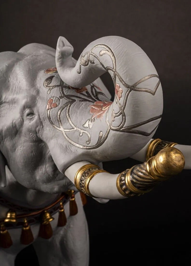 Buy Authentic Lladró Lladró Oriens Elephant Sculpture. Limited Edition Sculpture - FormFluent Sydney Australia