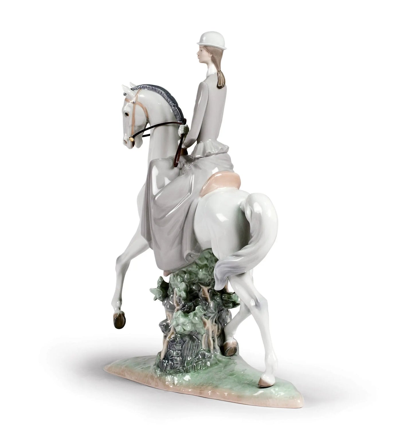 Lladró Woman on Horse Figurine Sculpture by Lladró at FormFluent