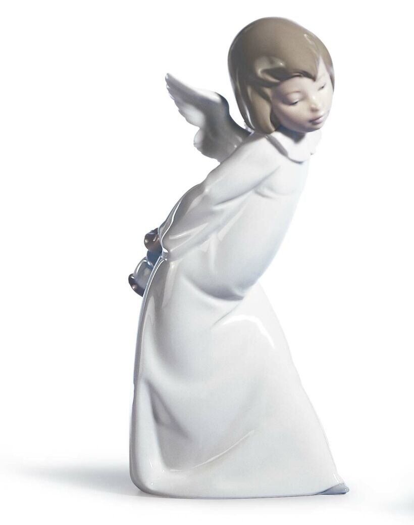 Lladró Curious Angel Figurine by Lladró at FormFluent