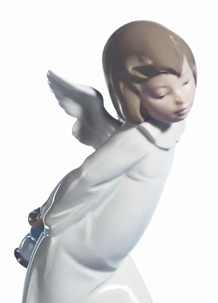 Lladró Curious Angel Figurine Sculpture by Lladró at FormFluent