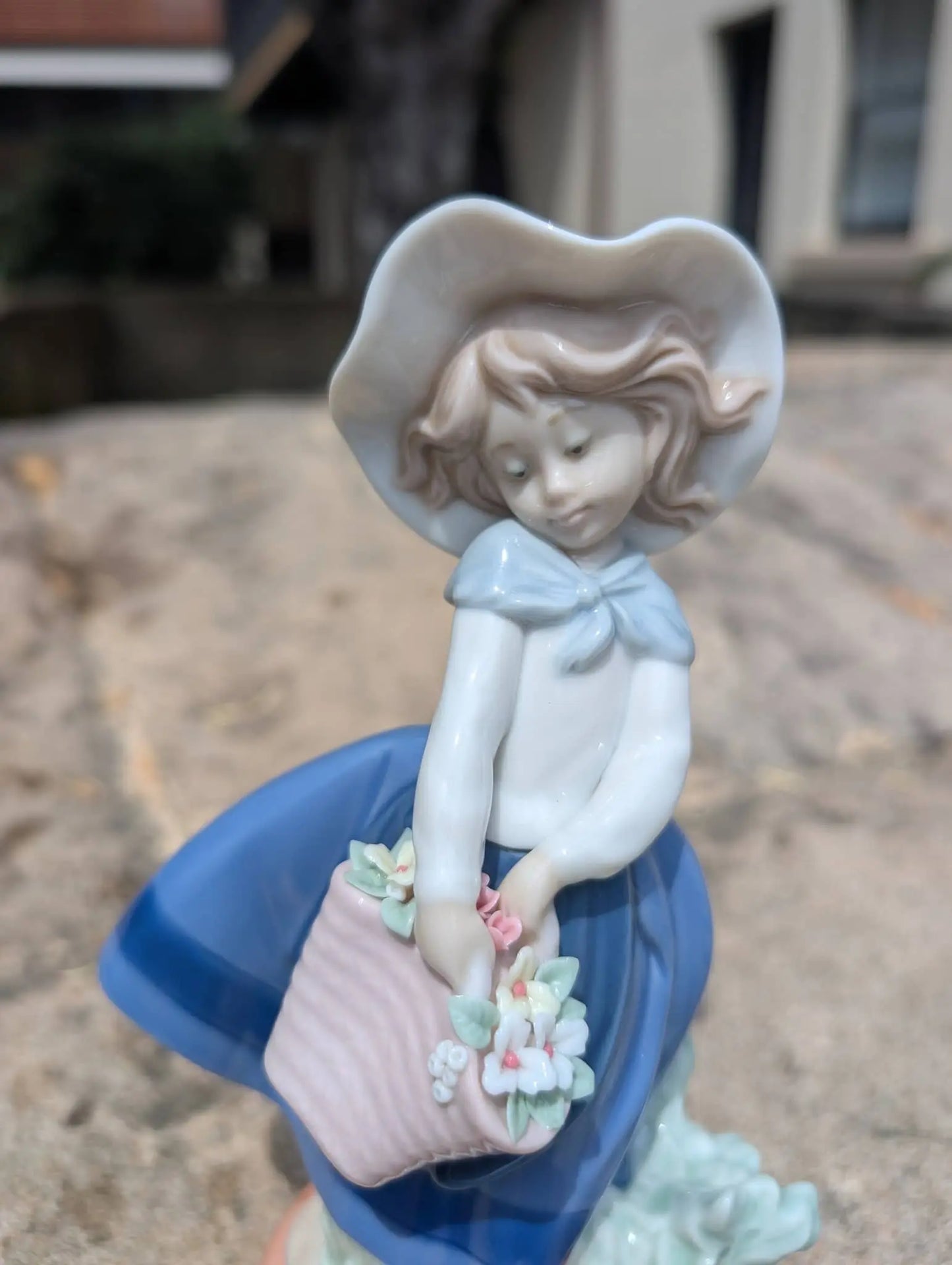 Lladró Pretty Pickings Girl Figurine Sculpture by Lladró at FormFluent
