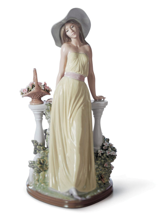 Lladró Time for Reflection Woman Figurine by Lladró at FormFluent