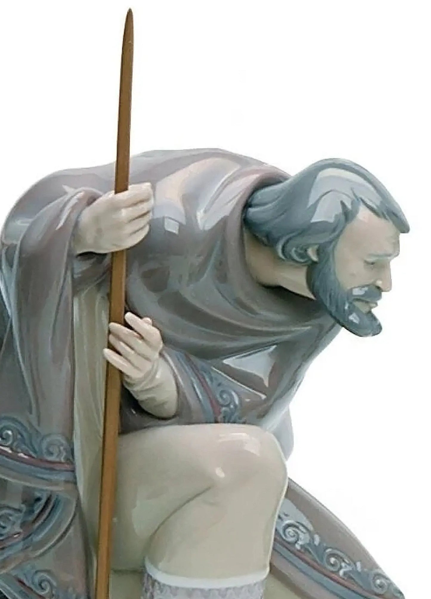 Lladró Saint Joseph Nativity Figurine II Sculpture by Lladró at FormFluent