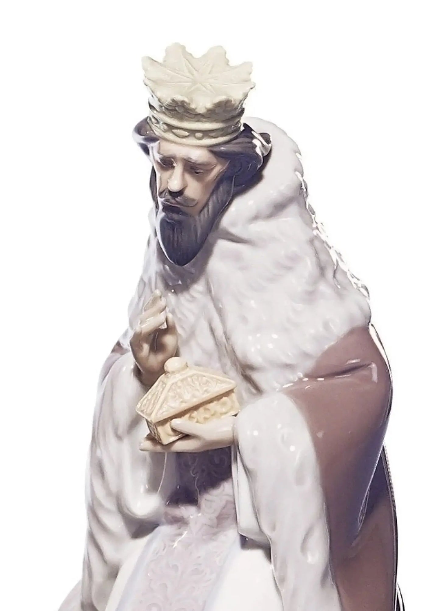 Lladró King Gaspar Nativity Figurine II Sculpture by Lladró at FormFluent