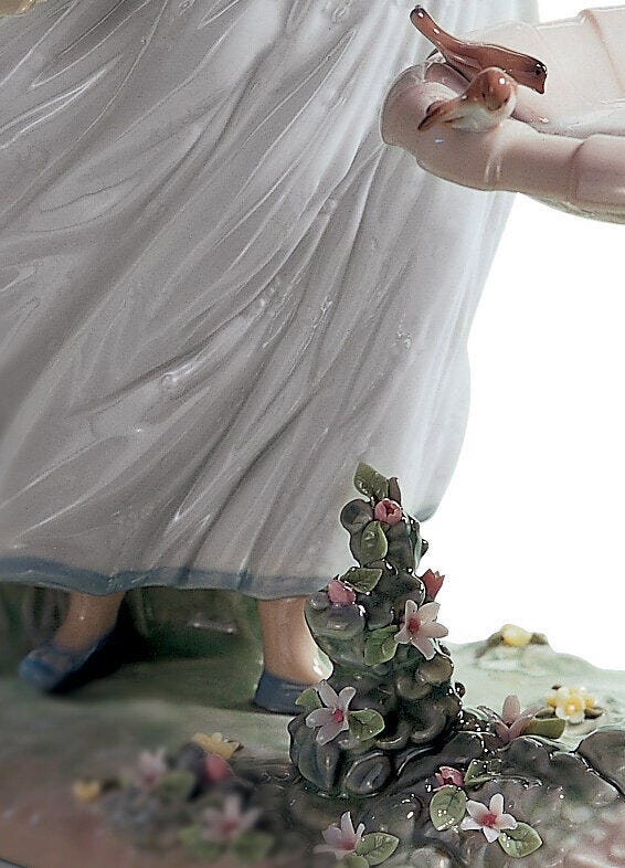 Lladró Spring Joy Girl Figurine by Lladró at FormFluent