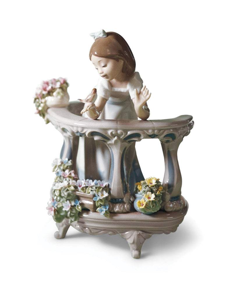 Lladró Morning Song Girl Figurine Sculpture by Lladró at FormFluent