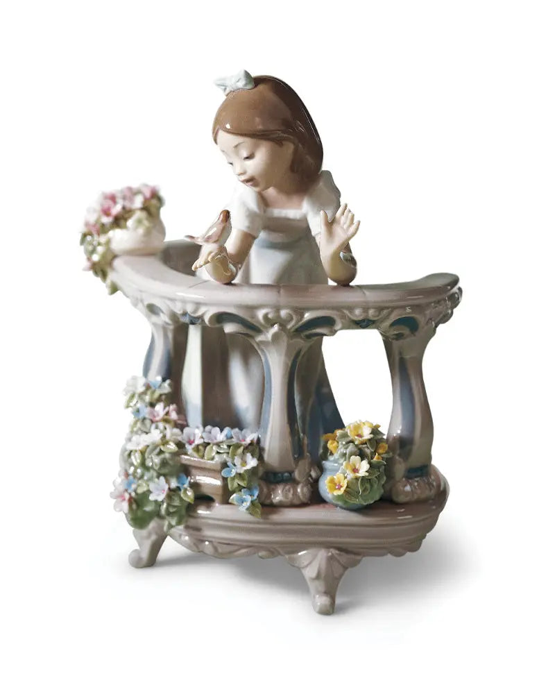 Lladró Morning Song Girl Figurine Sculpture by Lladró at FormFluent