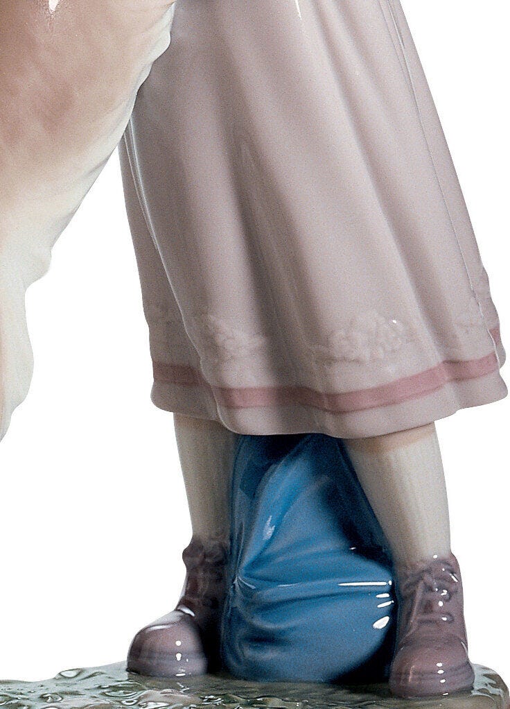 Lladró A Warm Welcome Dog and Girl Figurine Sculpture by Lladró at FormFluent Sydney, Australia