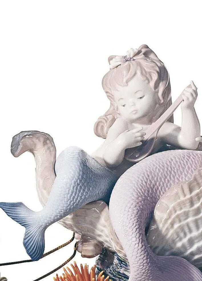 Lladró Underwater Journey Mermaid Figurine Limited Edition Sculpture by Lladró at FormFluent