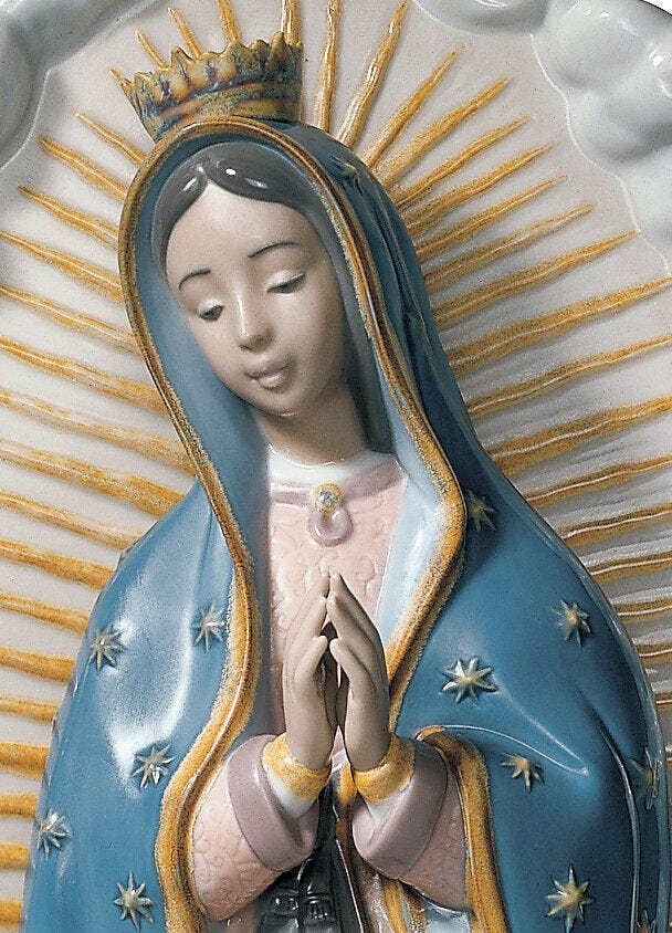 Lladró Our Lady of Guadalupe Virgin Mary Figurine FormFluent