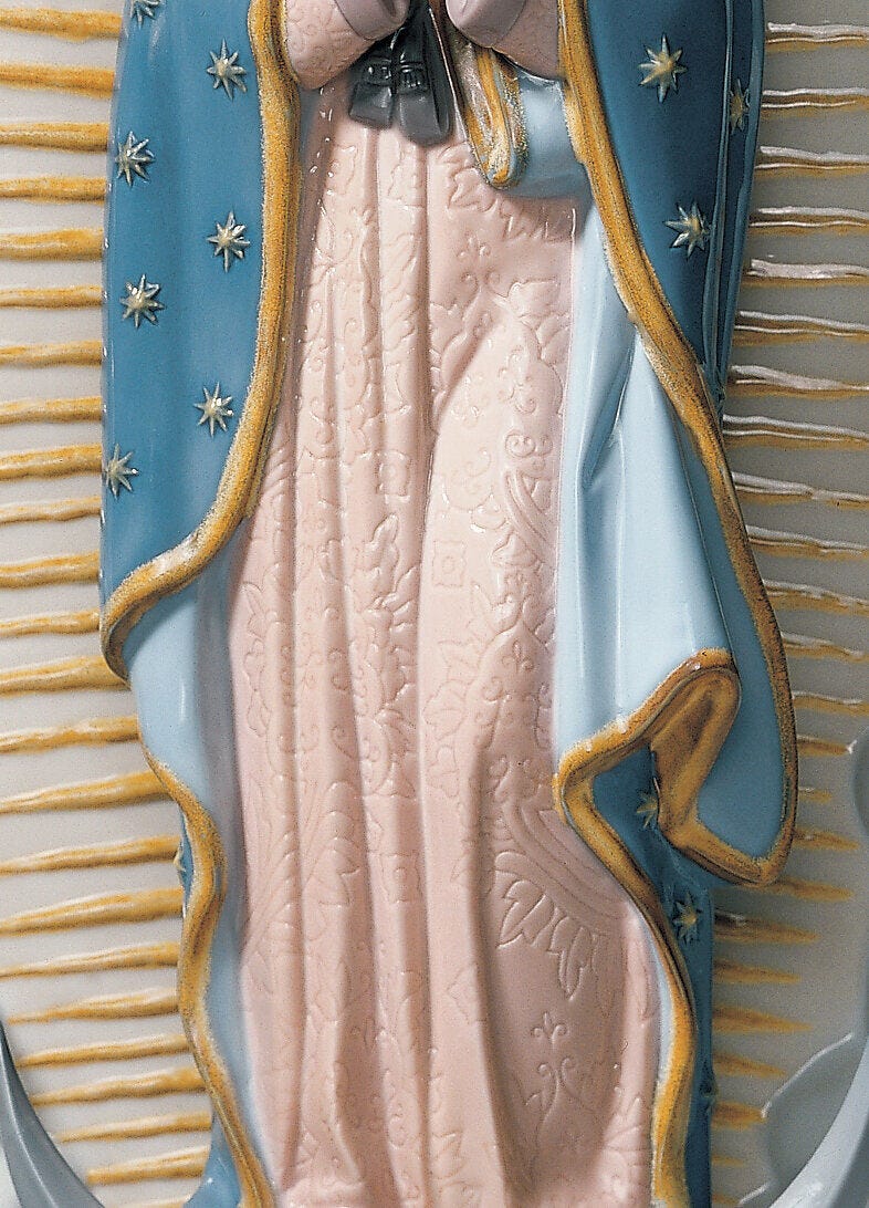 Lladró Our Lady of Guadalupe Virgin Mary Figurine by Lladró at FormFluent