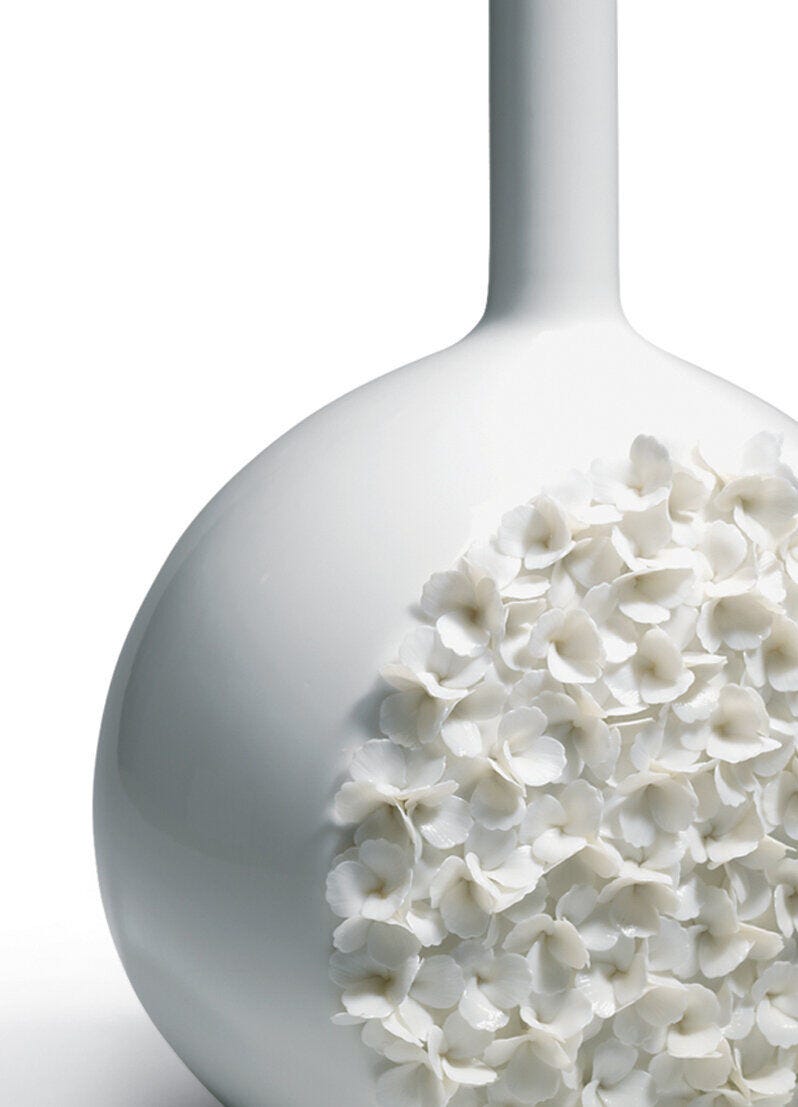 Lladró Canvas Vase Flowers Tapestry Vase   FormFluent