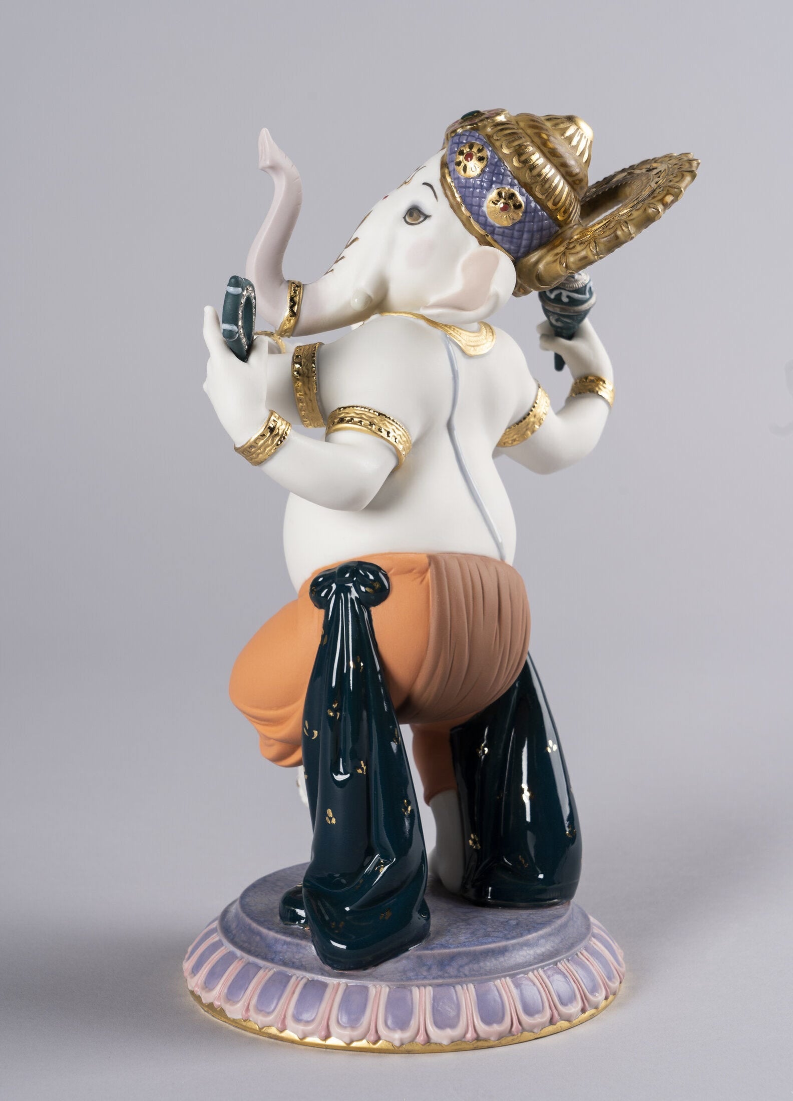 Buy Authentic Lladró Lladró Dancing Ganesha Figurine Limited Edition Sculpture - FormFluent Sydney Australia
