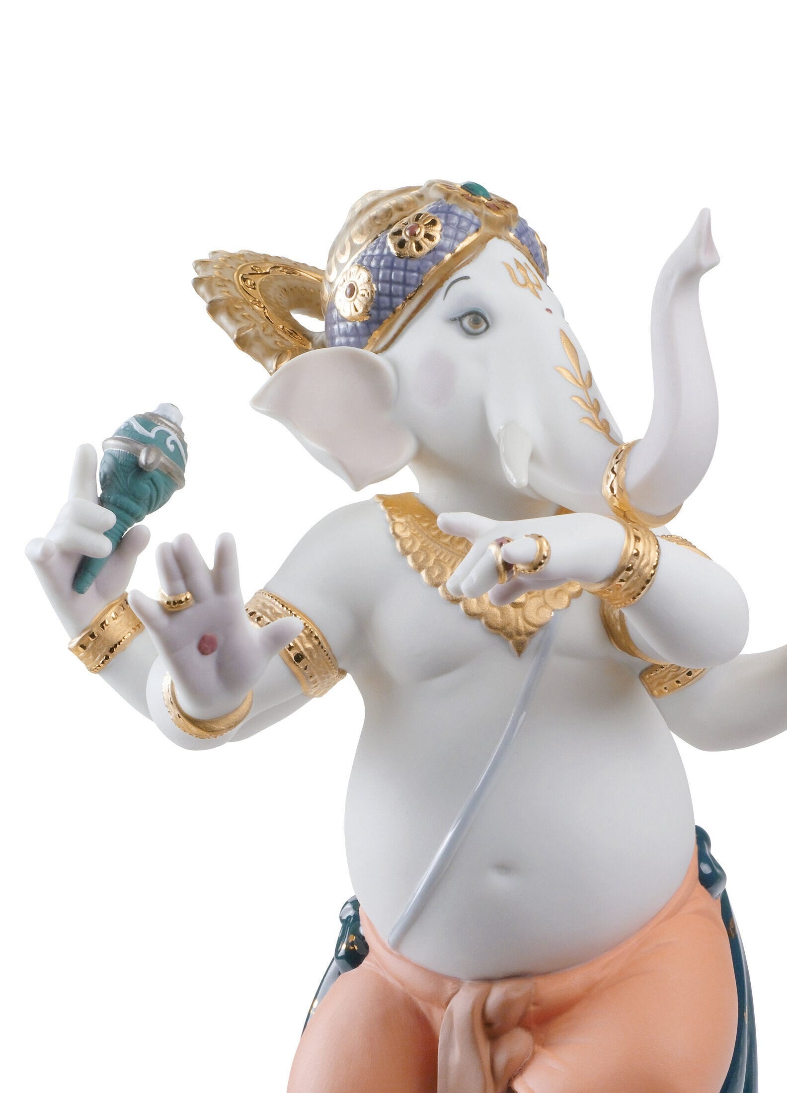 Buy Authentic Lladró Lladró Dancing Ganesha Figurine Limited Edition Sculpture - FormFluent Sydney Australia