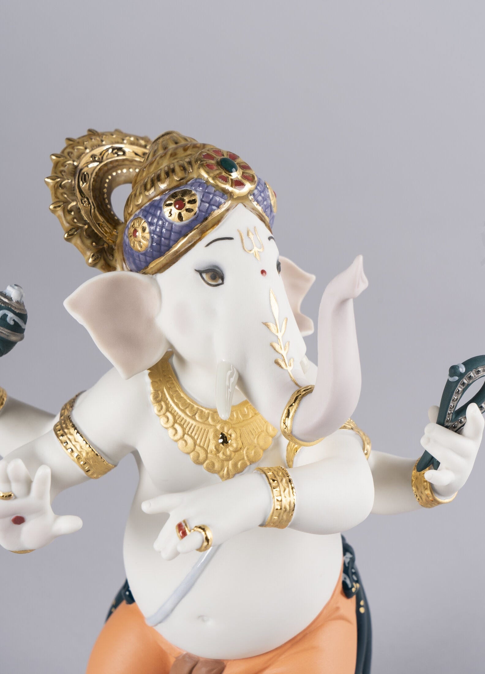 Buy Authentic Lladró Lladró Dancing Ganesha Figurine Limited Edition Sculpture - FormFluent Sydney Australia