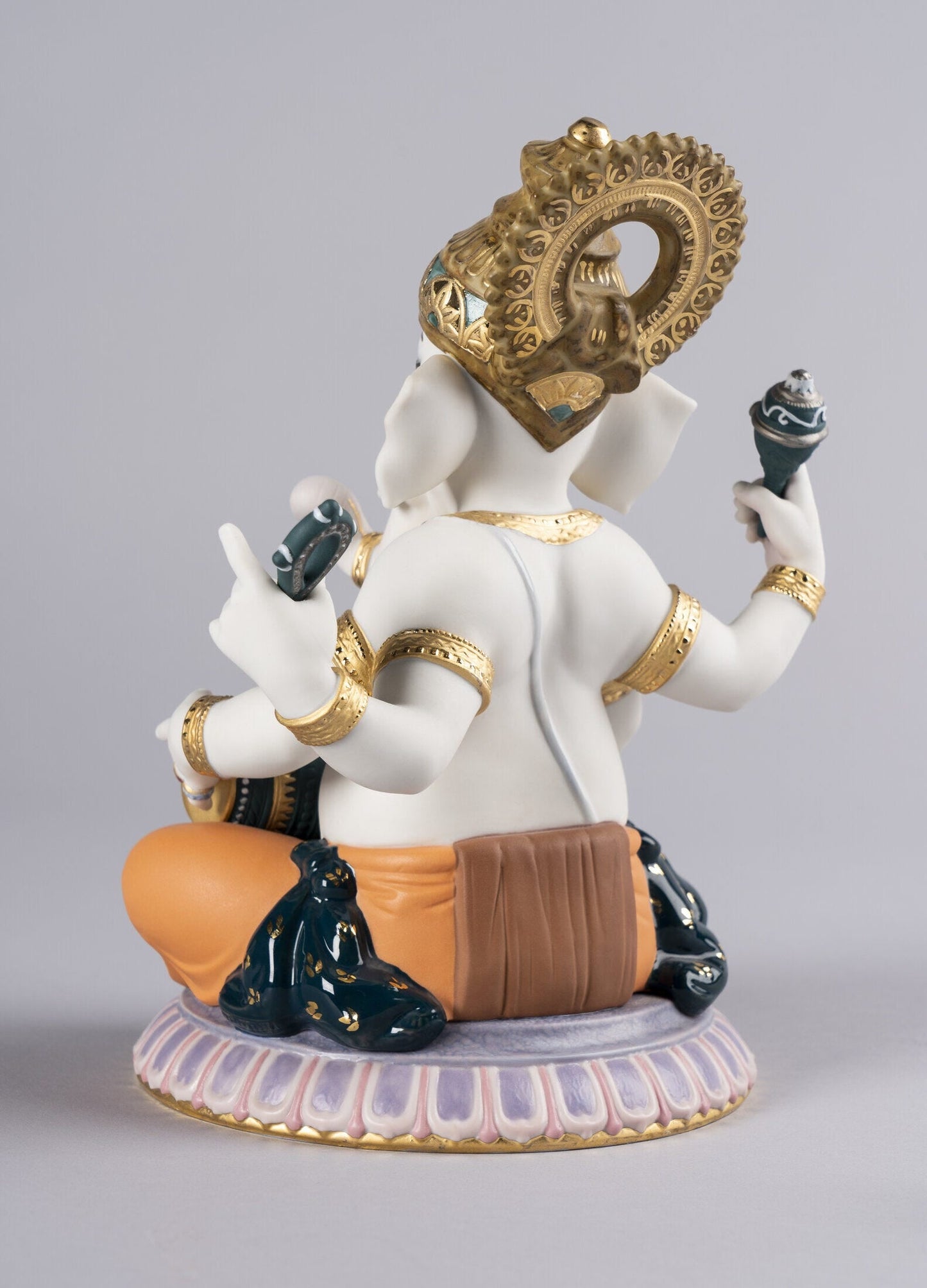 Buy Authentic Lladró Lladró Mridangam Ganesha Figurine Limited Edition Sculpture - FormFluent Sydney Australia