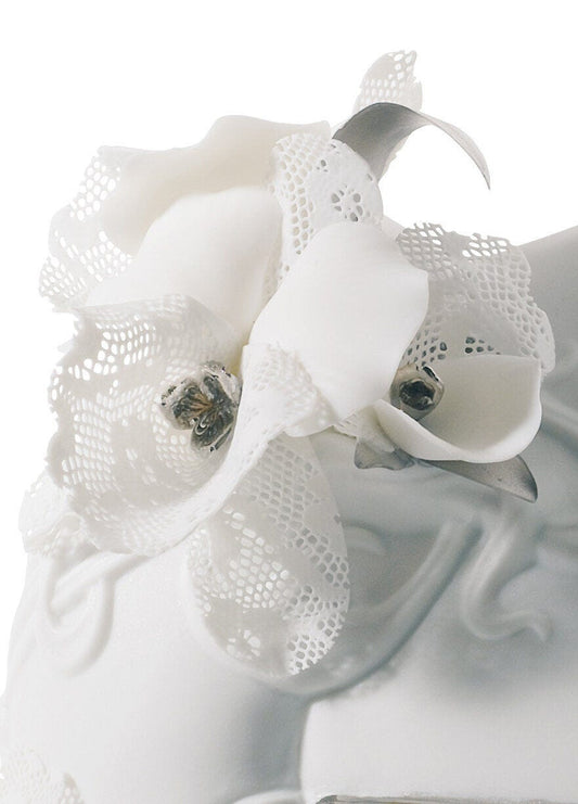 Lladró My Fair Lady Bust Figurine Silver Lustre by Lladró at FormFluent