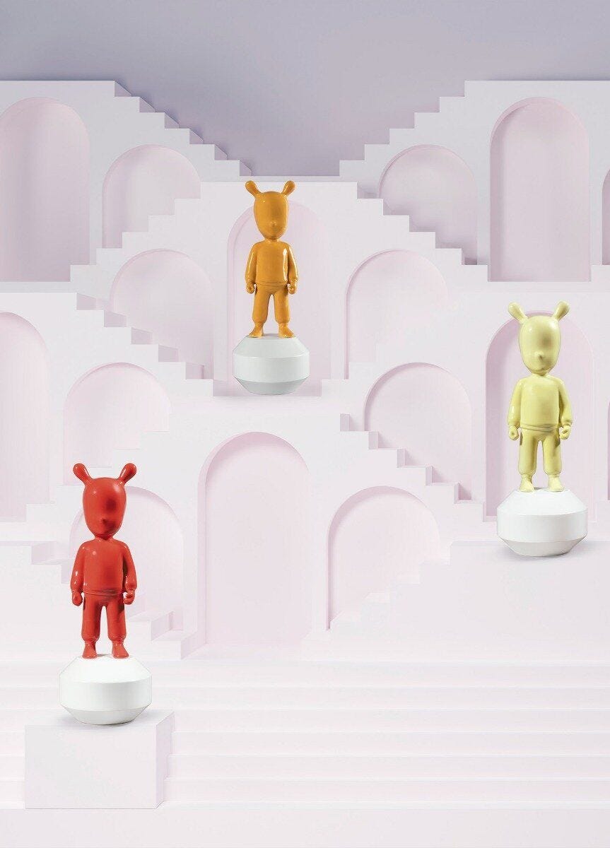Lladró The Red Guest Sculpture Small Model Sculpture FormFluent