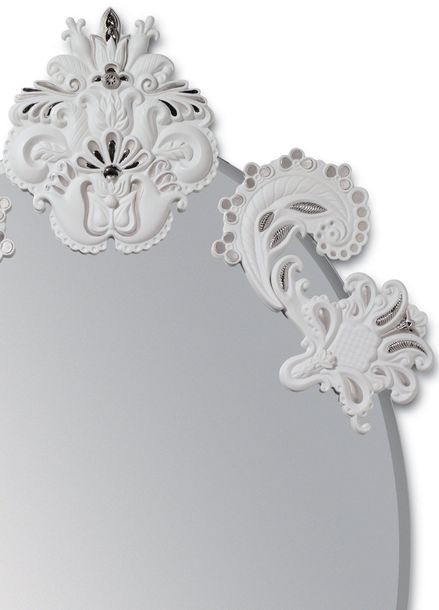 Lladró Oval Wall Mirrors Without Frame Limited Edition by Lladró at FormFluent