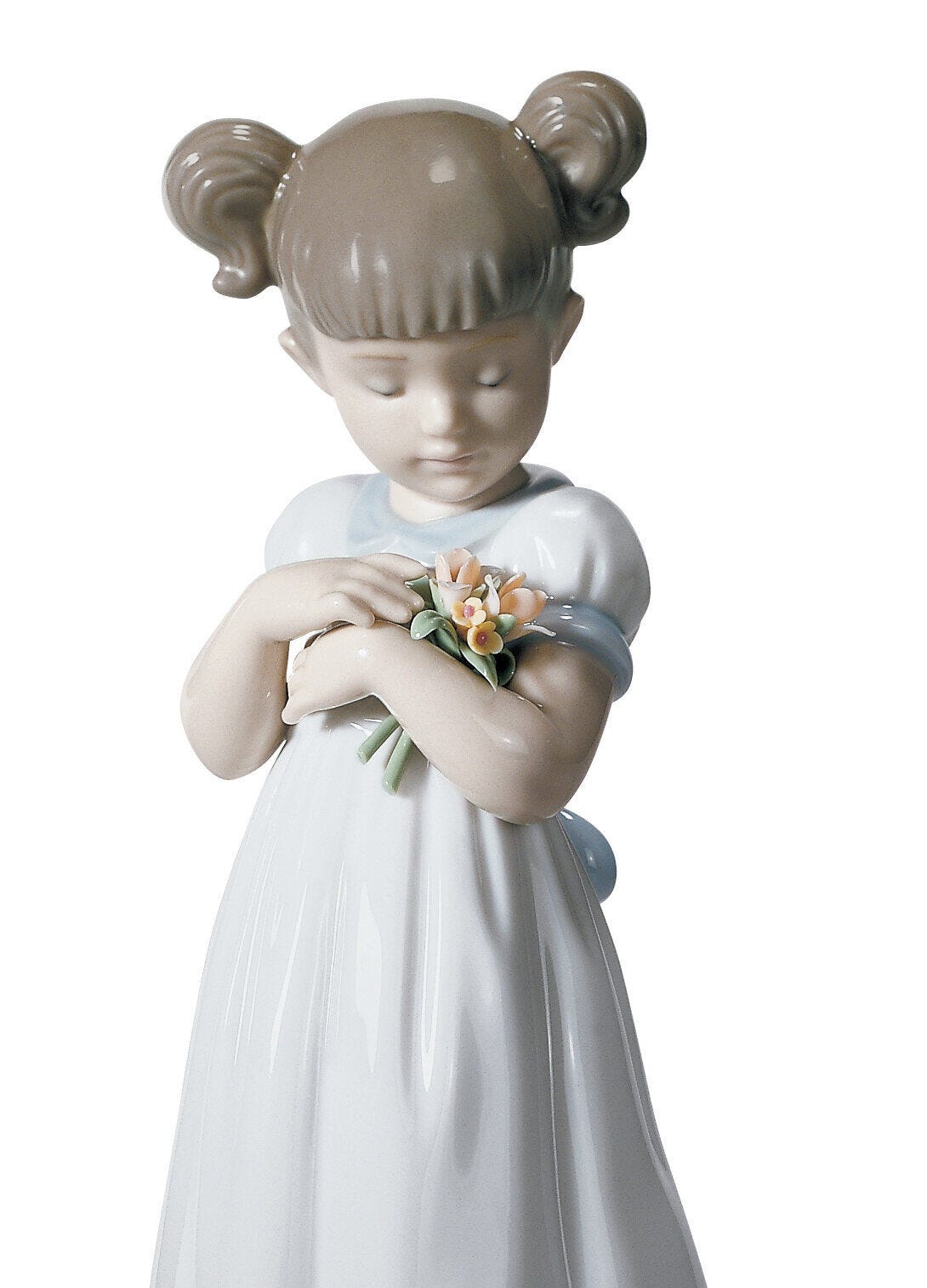 Buy Authentic Lladró Lladró Flowers for Mommy Girl Figurine Sculpture - FormFluent Sydney Australia